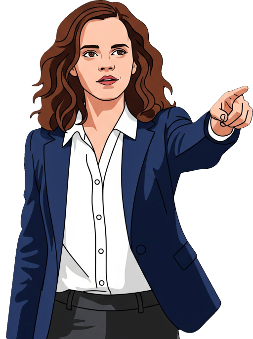 Hermiona character illustration